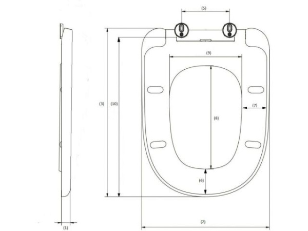 Сиденье для унитаза AV Engineering, ART