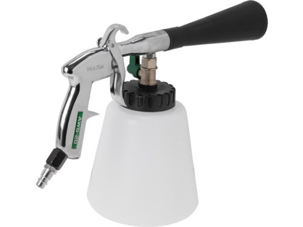 Пистолет моечный пневматический ECO AWG-20 (для химчистки) (ТОРНАДОР, 160 л/мин, бак: 1000 мл, 4-8 бар)