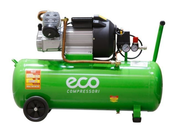 Компрессор ECO AE-705-3 коаксиальный (440 л/мин, 8 атм, коаксиальный, масляный, ресив. 70 л, 220 В, 2.20 кВт)