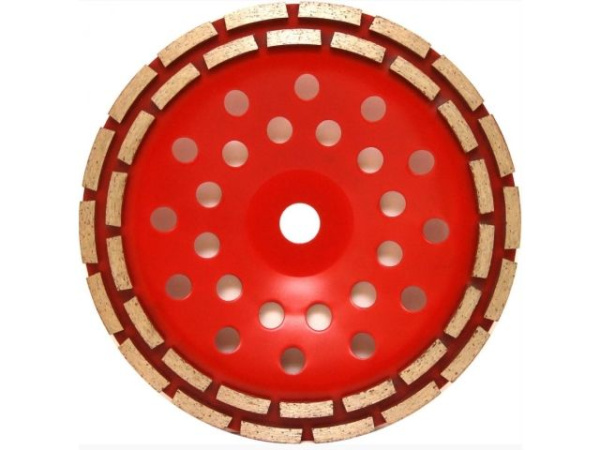 Алмазная чашка d 230 мм по бетону двухрядная TRIO DIAMOND NEW FORMULA SEGMENT (бетон / гранит / натуральный камень / искусственный камень) (Trio-Diamond)