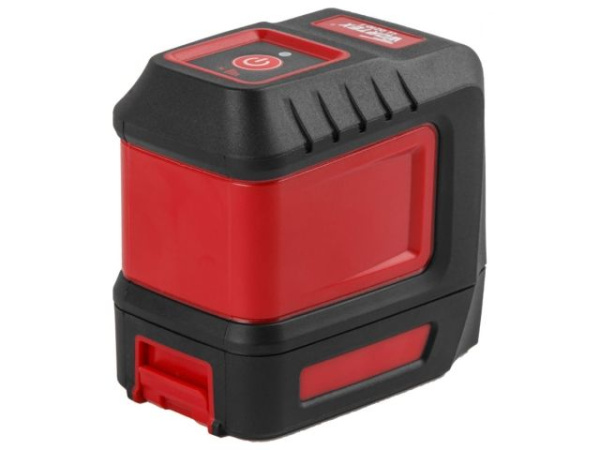 Нивелир лазерный WORTEX LL 0210-1 со штативом в кор. 2х130°, до 15 м, +/- 0.3 мм/м, красный (резьба 1/4", штатив 1 м в комплекте)