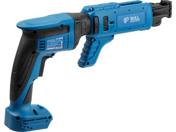 Аккум. ленточный шуруповерт BULL CAS 1844 в кор. SOLO БЕСЩЕТ., 18 В, 4400 об/мин, 57 мм (Саморезы до 57 мм)