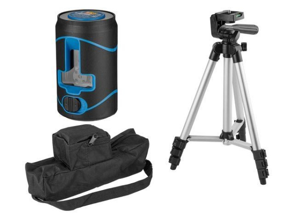 Нивелир лазерный BULL LL 2201 со штативом в кор. 2х120°, до 30 м, +/- 0.3 мм/м, зеленый (резьба 1/4", штатив 1 м в комплекте)