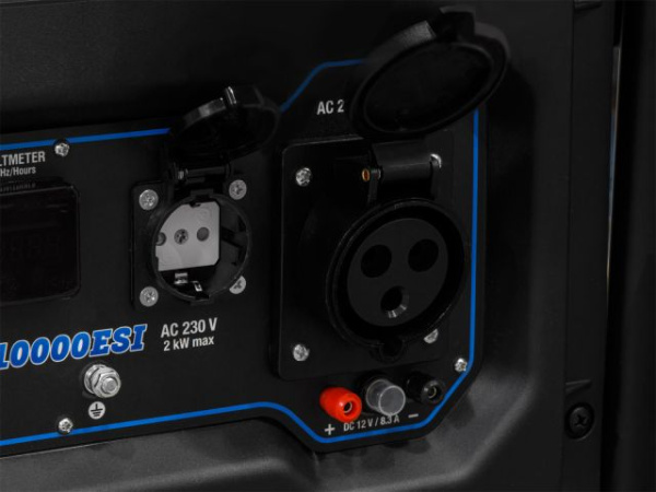 Электростанция (генератор инверторный бензиновый) ECO PE-10000ESI (инверторный, электростарт, 7.5 кВт, 230 В, автозапуск*, бак 25.0 л, вес 72 кг)