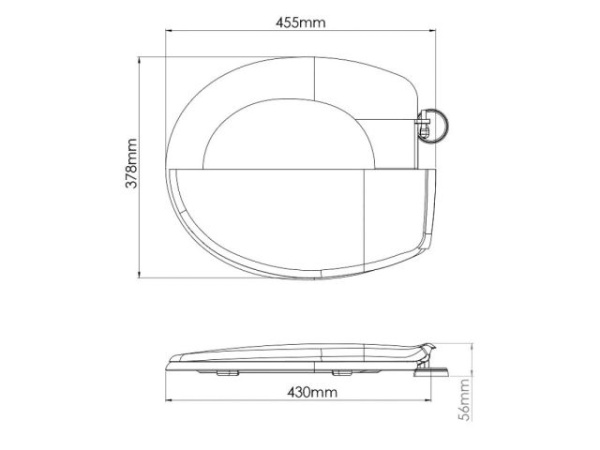 Сиденье для унитаза AV Engineering King, AV Engineering