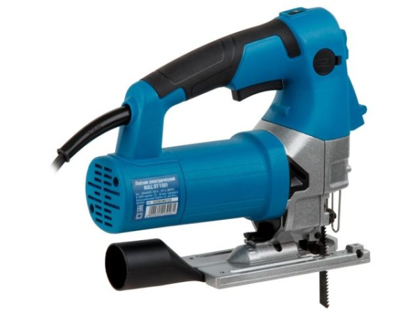 Лобзик электрический BULL ST 1301 в чем. 800 Вт, 800-2600 ход/мин, до 135 мм (Кабель 4 м, подсветка, литая алюминиевая платформа, работа с пылесосом)