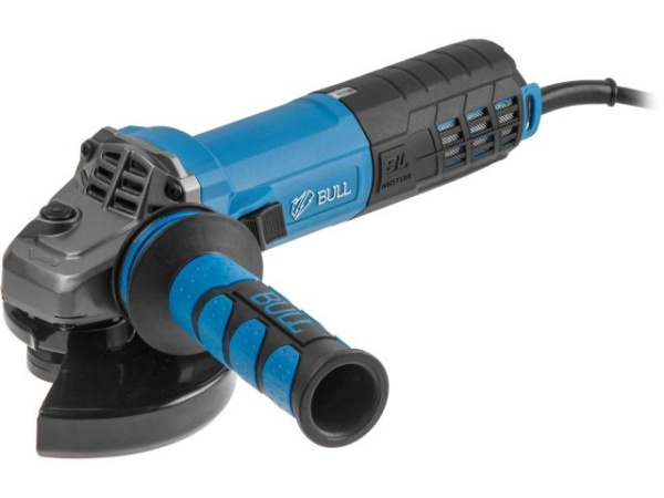 Одноручная углошлифмашина BULL WS 1217 в кор. БЕСЩЕТ., рег. об., 125 мм, 1600 Вт, плав. пуск., 4 м (3200 - 9500 об/мин, константная электроника, защита от повторного включения, вес 2,2 кг)