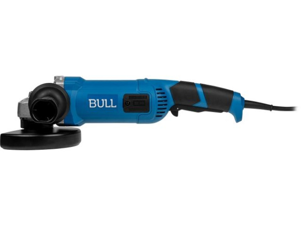 Двуручная углошлифмашина BULL WS 1501 в кор. 150 мм, 1400 Вт, 8400 об/мин, пылезащ., 4м кабель (3.4 кг, М14)