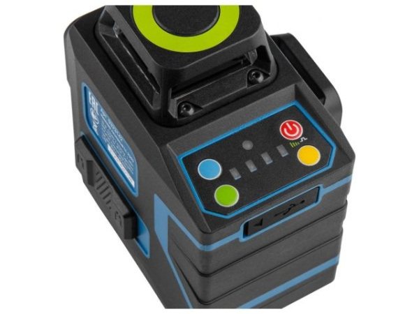 Нивелир лазерный BULL LL 3303 со штативом в кор. 3х360°, до 60 м, +/- 0.3 мм/м, зеленый (резьба 1/4", штатив 1,2 м в комплекте)