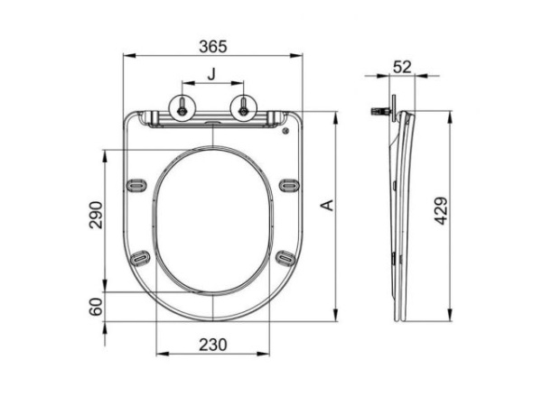 Сиденье для унитаза AV Engineering, COMFORT X1