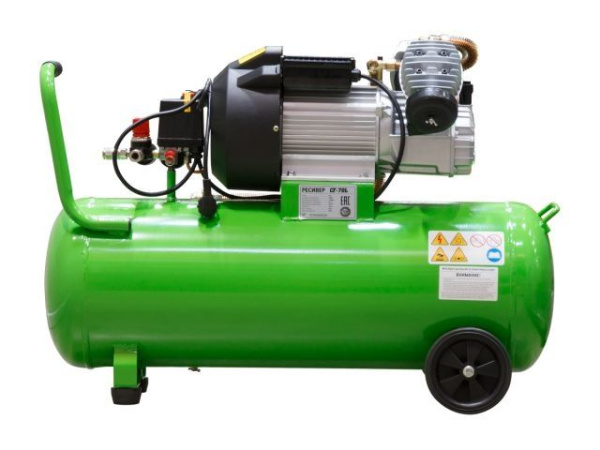 Компрессор ECO AE-705-3 коаксиальный (440 л/мин, 8 атм, коаксиальный, масляный, ресив. 70 л, 220 В, 2.20 кВт)