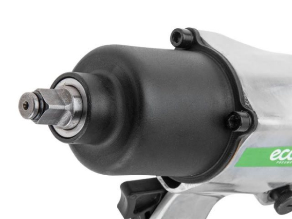 Пневмогайковерт 1/2" ECO AIW-610 с лубрикатором и головками (580 Нм, Ударный мех-м: twin hammer, 7000 об/мин, Макс.резьба: М18, 220 л/мин,)