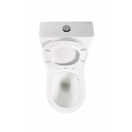 Напольный унитаз-компакт безободковый Terminus Аврора 625х390 белый