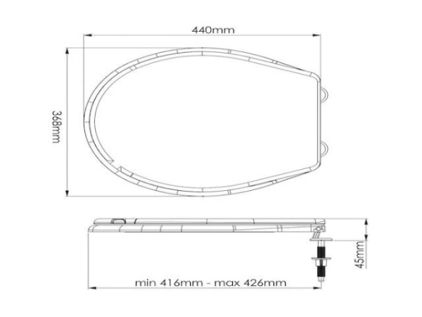 Сиденье для унитаза AV Engineering,  AV Engineering