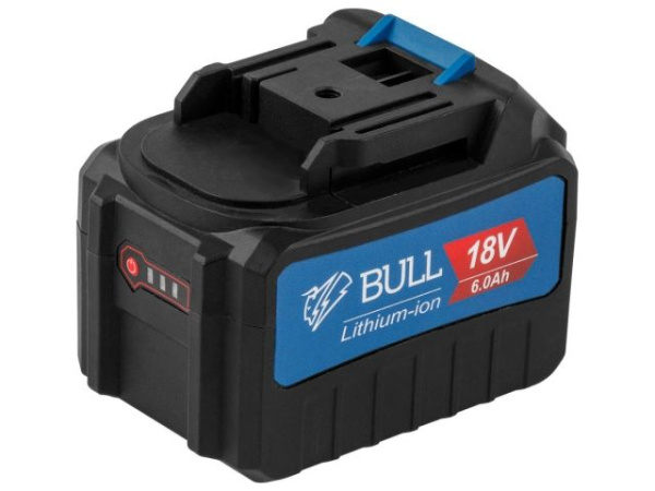 Аккумулятор BULL AK 6001 18.0 В, 6.0 А/ч, Li-Ion (18 В, 6 А*ч, Li-ion)