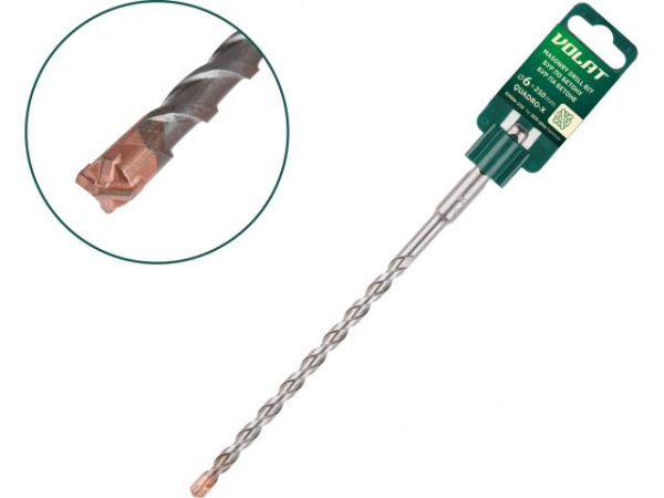 6х150х210 мм бур (сверло) SDS-plus QUADRO-X ВОЛАТ (бур по бетону, крестовая пластина)