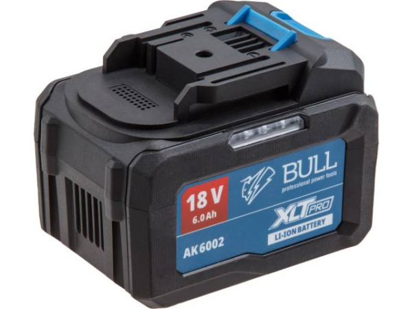 Аккумулятор BULL AK 6002 18.0 В, 6.0 А/ч, Li-Ion XLTpro (18 В, 6 А*ч, Li-ion)